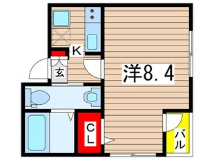 シャトーライフ千葉　Ⅰの物件間取画像